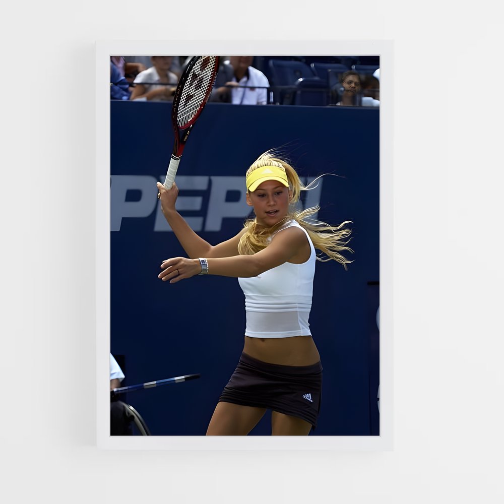 Poster Anna kournikova service – affiche Tennis (vue 3)